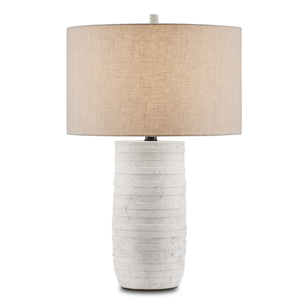 Currey and Company - One Light Table Lamp - Innkeeper - White- Union Lighting Luminaires Decor