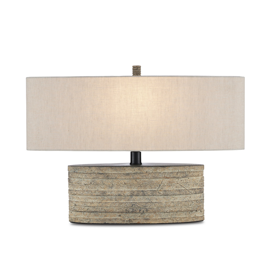 Currey and Company - One Light Table Lamp - Innkeeper - Rustic Gray- Union Lighting Luminaires Decor