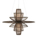 Currey and Company - Two Light Chandelier - Benjiro - Cupertino/Off-White- Union Lighting Luminaires Decor