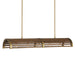 Currey and Company - Five Light Chandelier - Woodbine - Chestnut/Brass- Union Lighting Luminaires Decor