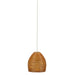 Currey and Company - One Light Pendant - Beehive Collection - Natural- Union Lighting Luminaires Decor