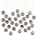 Currey and Company - 30 Light Pendant - Palatino Collection - Earth with Speckles- Union Lighting Luminaires Decor