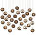 Currey and Company - 30 Light Pendant - Pathos - Charcoal/Antique Silver/Antique Gold/Silver- Union Lighting Luminaires Decor