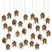 Currey and Company - 30 Light Pendant - Iota - Antique Brass/Silver- Union Lighting Luminaires Decor