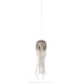 Currey and Company - One Light Pendant - Medusa - Nickel/Clear/Silver- Union Lighting Luminaires Decor