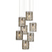 Currey and Company - Seven Light Pendant - Regatta Collection - Cupertino- Union Lighting Luminaires Decor