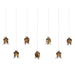 Currey and Company - Seven Light Pendant - Iota - Antique Brass/Silver- Union Lighting Luminaires Decor
