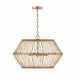 Capital Lighting - Four Light Pendant - Wren - Matte Brass- Union Lighting Luminaires Decor