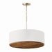 Capital Lighting - Four Light Pendant - Soleil - Matte Brass- Union Lighting Luminaires Decor