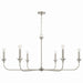 Capital Lighting - Six Light Chandelier - Presley - Brushed Nickel- Union Lighting Luminaires Decor