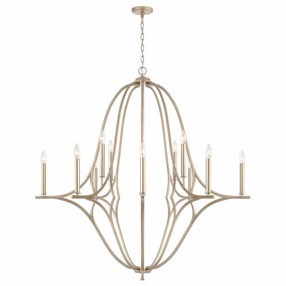 Capital Lighting - 12 Light Chandelier - Claire - Brushed Champagne- Union Lighting Luminaires Decor