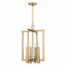 Capital Lighting - Four Light Foyer - Blake - Aged Brass- Union Lighting Luminaires Decor