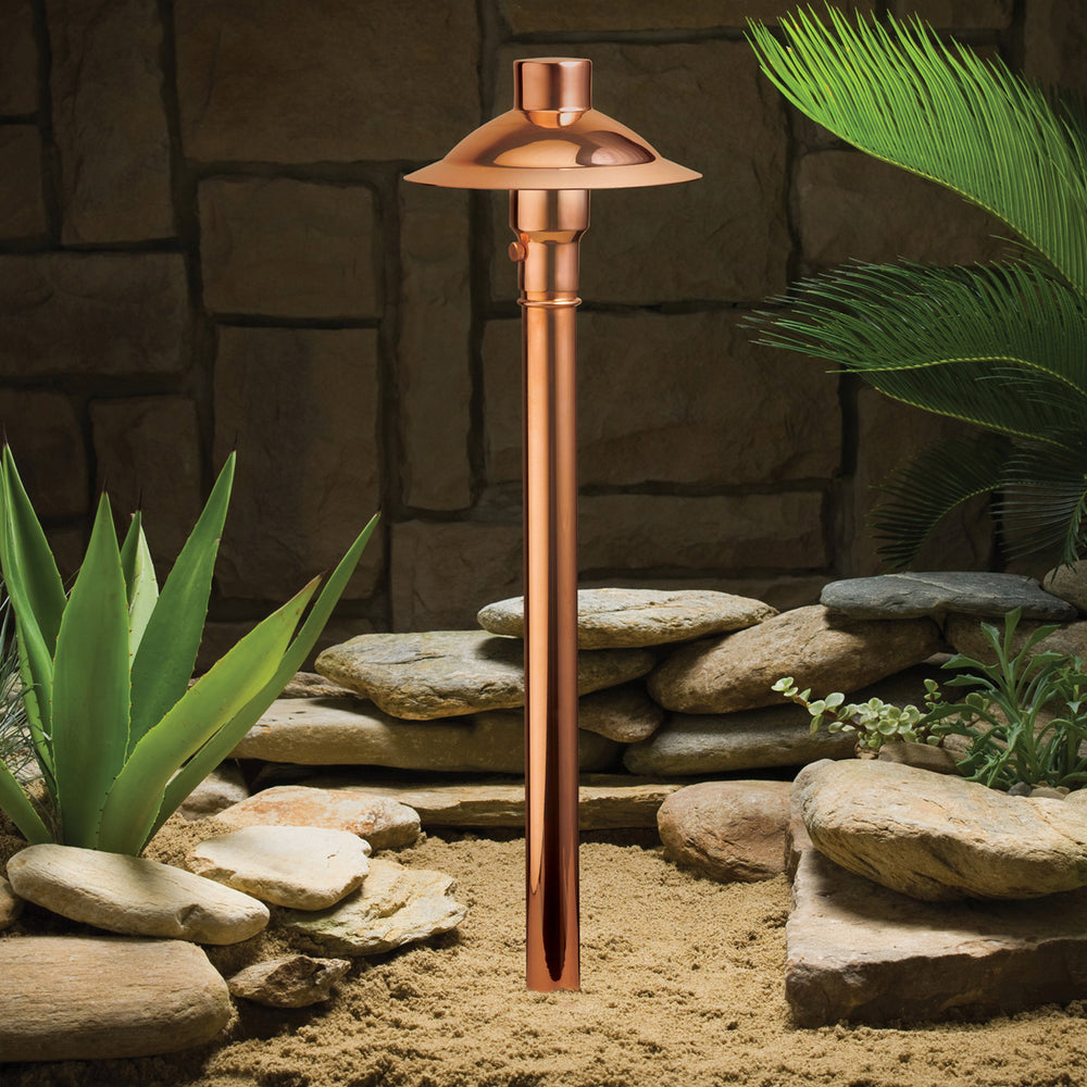 Kichler Canada - One Light Path & Spread - Copper - Copper- Union Lighting Luminaires Decor