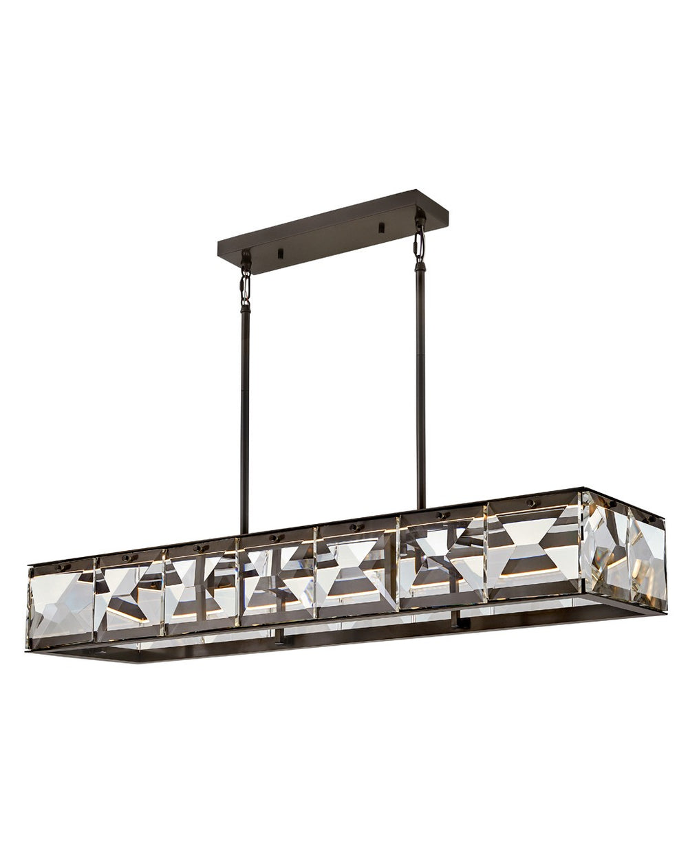 Fredrick Ramond Canada - LED Linear Chandelier - Jolie - Black Oxide- Union Lighting Luminaires Decor