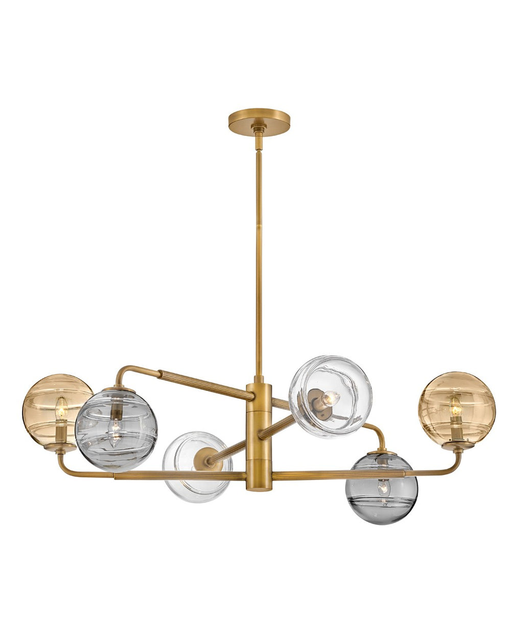 Fredrick Ramond Canada - LED Pendant - Oberon - Heritage Brass- Union Lighting Luminaires Decor