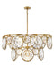 Fredrick Ramond Canada - LED Chandelier - Nala - Heritage Brass- Union Lighting Luminaires Decor