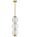 Fredrick Ramond Canada - LED Convertible Pendant - Reign - Lacquered Brass- Union Lighting Luminaires Decor