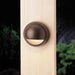 Kichler Canada - One Light Deck - Six Groove - Textured Architectural Bronze- Union Lighting Luminaires Decor