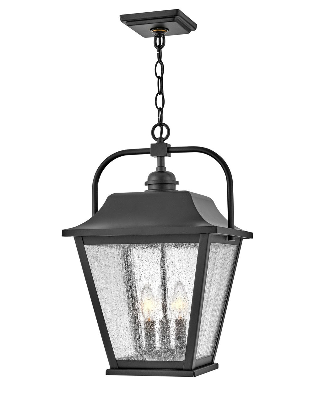 Hinkley Canada - LED Hanging Lantern - Kingston - Black- Union Lighting Luminaires Decor