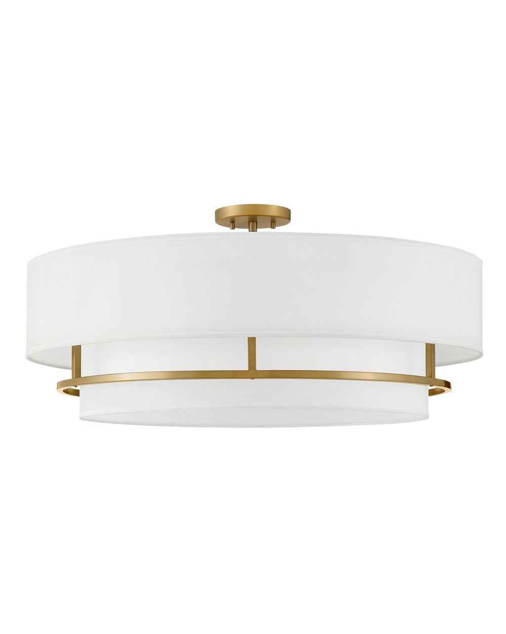 Hinkley Canada - LED Semi-Flush Mount - Graham - Lacquered Brass- Union Lighting Luminaires Decor