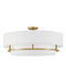 Hinkley Canada - LED Semi-Flush Mount - Graham - Lacquered Brass- Union Lighting Luminaires Decor