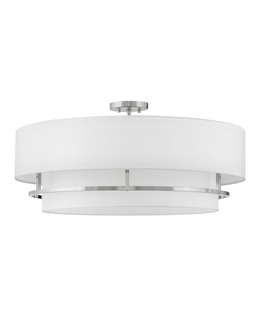 Hinkley Canada - LED Semi-Flush Mount - Graham - Polished Nickel- Union Lighting Luminaires Decor