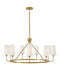 Hinkley Canada - LED Chandelier - Lewis - Heritage Brass- Union Lighting Luminaires Decor