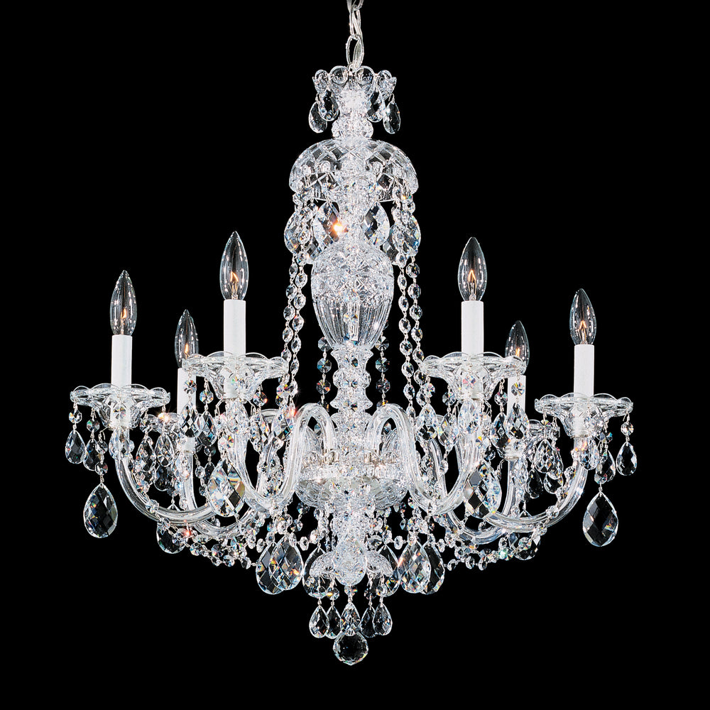 Schonbek - Seven Light Chandelier - Sterling - Polished Silver- Union Lighting Luminaires Decor