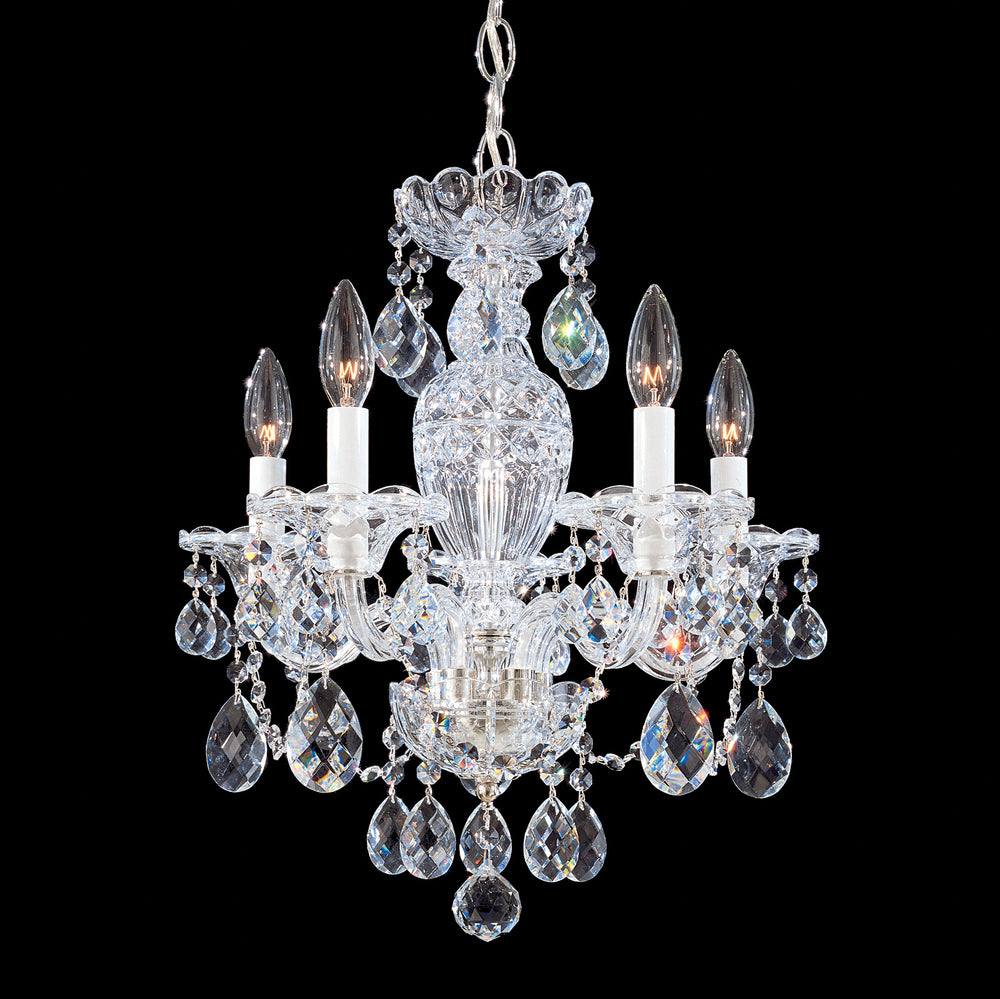 Schonbek - Five Light Chandelier - Sterling - Polished Silver- Union Lighting Luminaires Decor