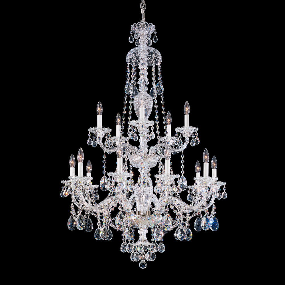 Schonbek - 15 Light Chandelier - Sterling - Polished Silver- Union Lighting Luminaires Decor