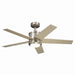 Kichler Canada - 48"Ceiling Fan - Brahm - Brushed Stainless Steel- Union Lighting Luminaires Decor