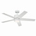 Kichler Canada - 48"Ceiling Fan - Brahm - Matte White- Union Lighting Luminaires Decor