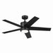 Kichler Canada - 48"Ceiling Fan - Brahm - Satin Black- Union Lighting Luminaires Decor