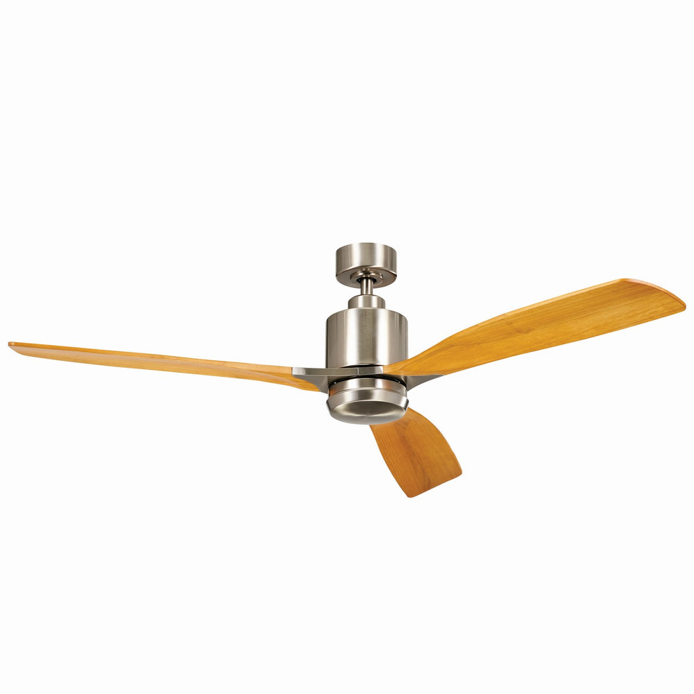 Kichler Canada - 60" Ceiling Fan - Ridley II - Brushed Stainless Steel- Union Lighting Luminaires Decor