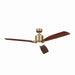 Kichler Canada - 60" Ceiling Fan - Ridley II - Brushed Natural Brass- Union Lighting Luminaires Decor