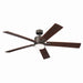 Kichler Canada - 60"Ceiling Fan - Lucian Elite XL - Olde Bronze- Union Lighting Luminaires Decor