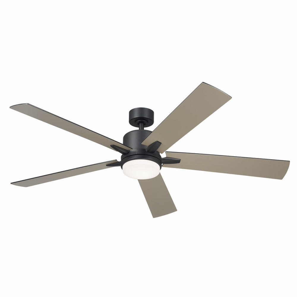 Kichler Canada - 60"Ceiling Fan - Lucian Elite XL - Satin Black- Union Lighting Luminaires Decor