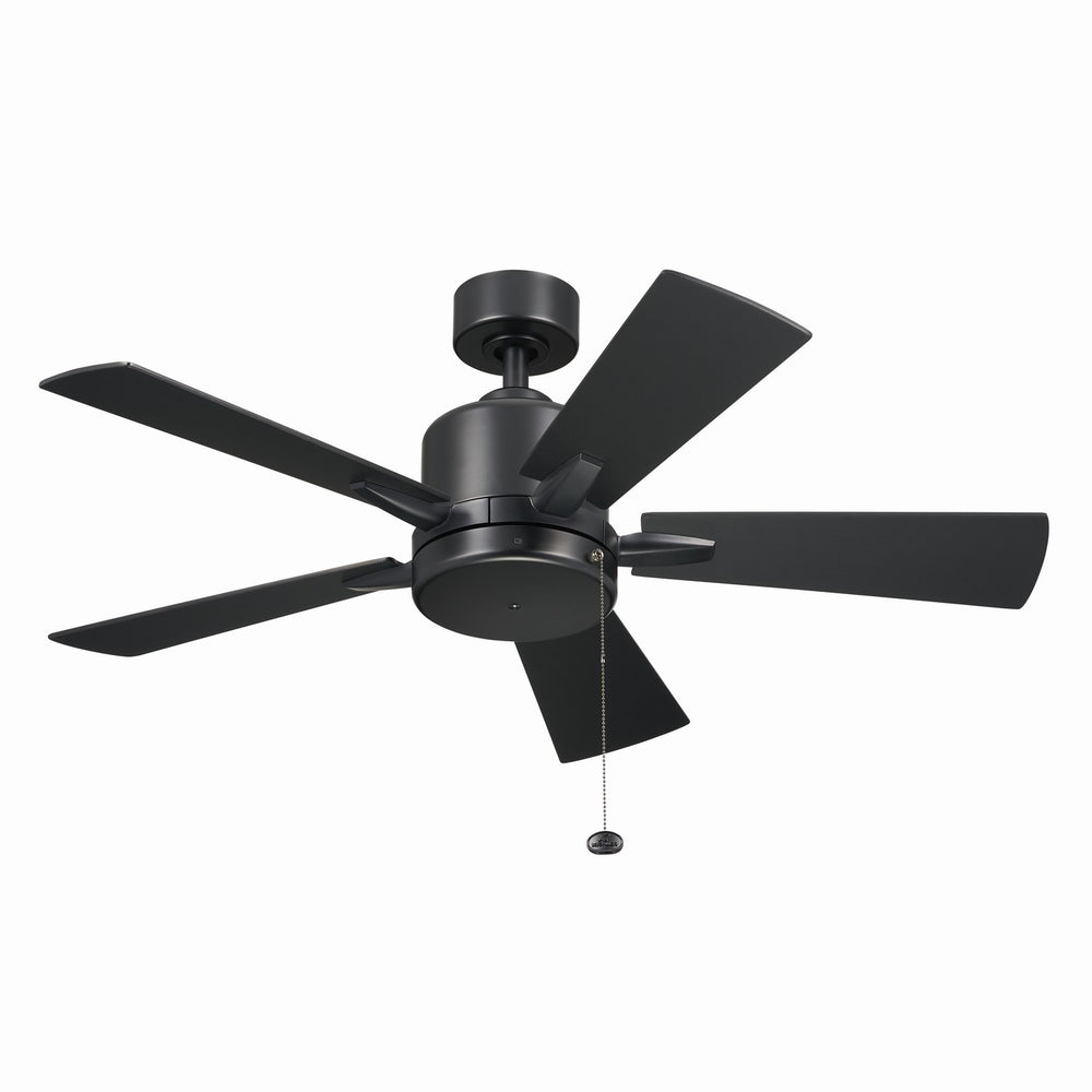 Kichler Canada - 42"Ceiling Fan - Lucian II - Satin Black- Union Lighting Luminaires Decor