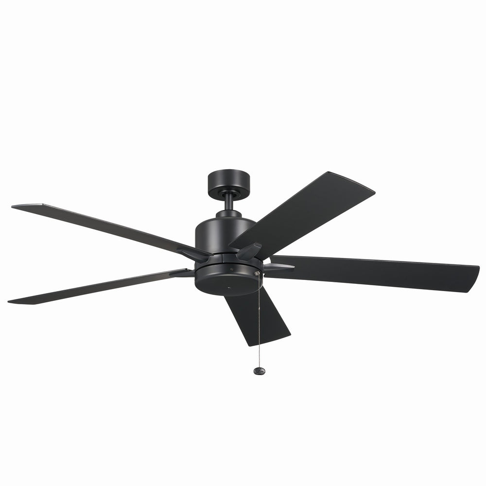 Kichler Canada - 60"Ceiling Fan - Lucian II - Satin Black- Union Lighting Luminaires Decor