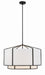 Crystorama - Six Light Chandelier - Carlyn - Black- Union Lighting Luminaires Decor