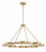 Crystorama - Eight Light Pendant - Orson - Modern Gold- Union Lighting Luminaires Decor