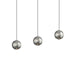Sonneman - LED Linear Pendant - Hemisphere - Natural Anodized- Union Lighting Luminaires Decor