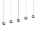 Sonneman - LED Linear Pendant - Hemisphere - Natural Anodized- Union Lighting Luminaires Decor