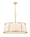 Z-Lite Canada - Eight Light Chandelier - Lenyx Pendant - Rubbed Brass- Union Lighting Luminaires Decor