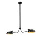 Z-Lite Canada - Two Light Linear Chandelier - Bellamy - Matte Black- Union Lighting Luminaires Decor