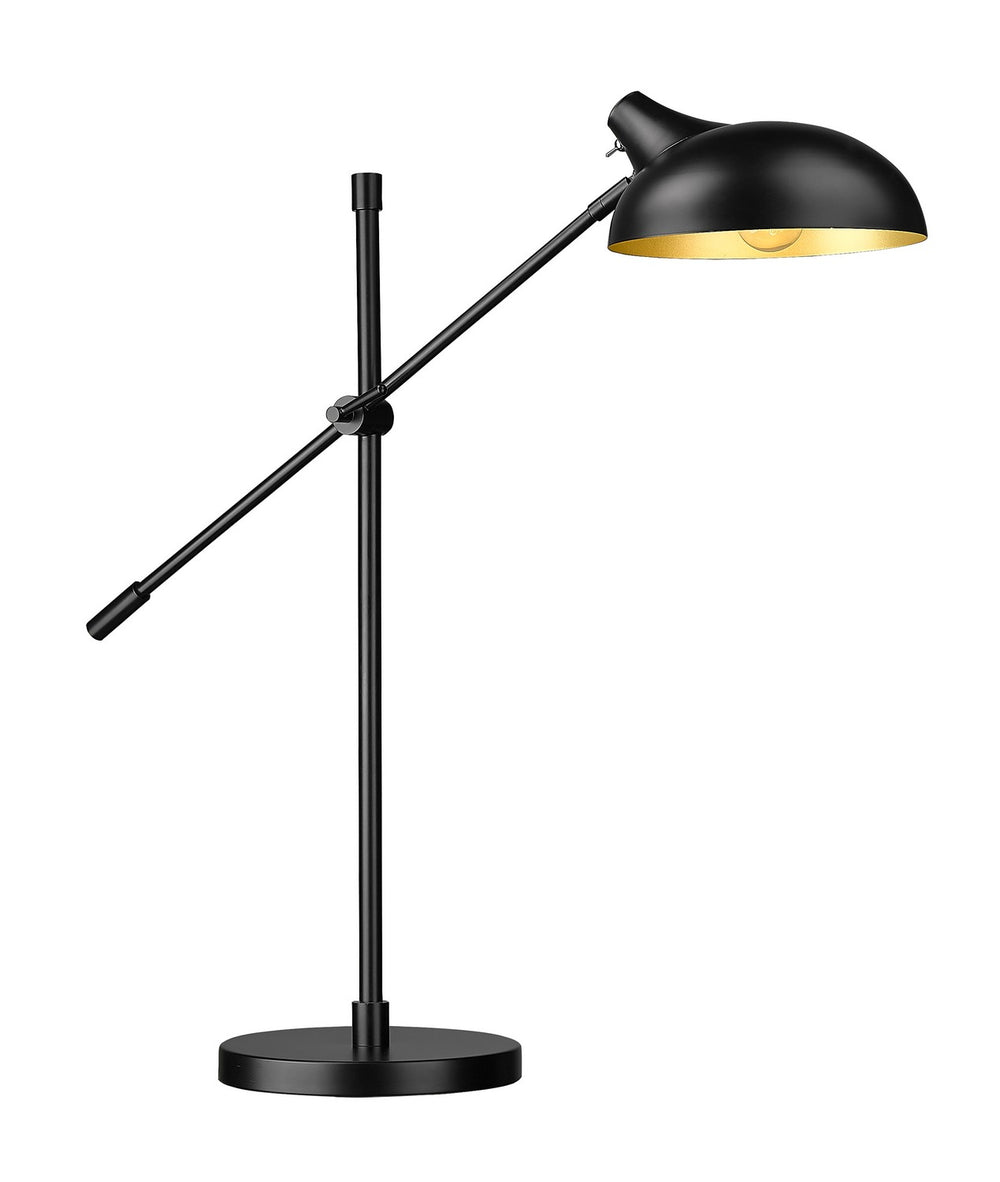 Z-Lite Canada - One Light Table Lamp - Bellamy - Matte Black- Union Lighting Luminaires Decor