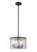 Z-Lite Canada - Three Light Pendant - Glacier - Matte Black- Union Lighting Luminaires Decor