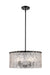 Z-Lite Canada - Five Light Pendant - Glacier - Matte Black- Union Lighting Luminaires Decor