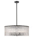 Z-Lite Canada - Ten Light Chandelier - Glacier - Matte Black- Union Lighting Luminaires Decor