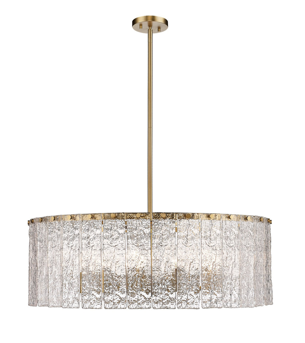 Z-Lite Canada - 12 Light Chandelier - Glacier - Modern Gold- Union Lighting Luminaires Decor